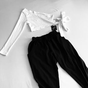 White spring/Summer crop top